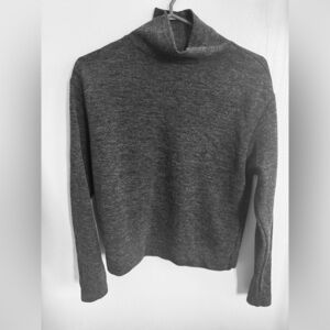 Frank & Oak Gray Cowl Neck Sweater Soft Knit